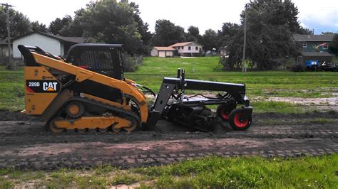 cat skid steer grader attachment|caterpillar skid loader attachments.